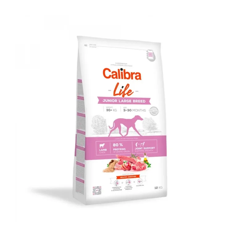 Calibra Life Junior Large Breed Lamb 12 kg gluteenivaba kuivtoit suurtele noortele koertele