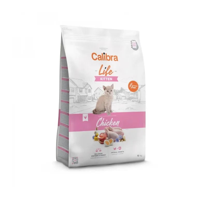 Calibra Life Kitten Chicken 6 kg kuivtoit kanaga kasvuperioodil kassipoegadele