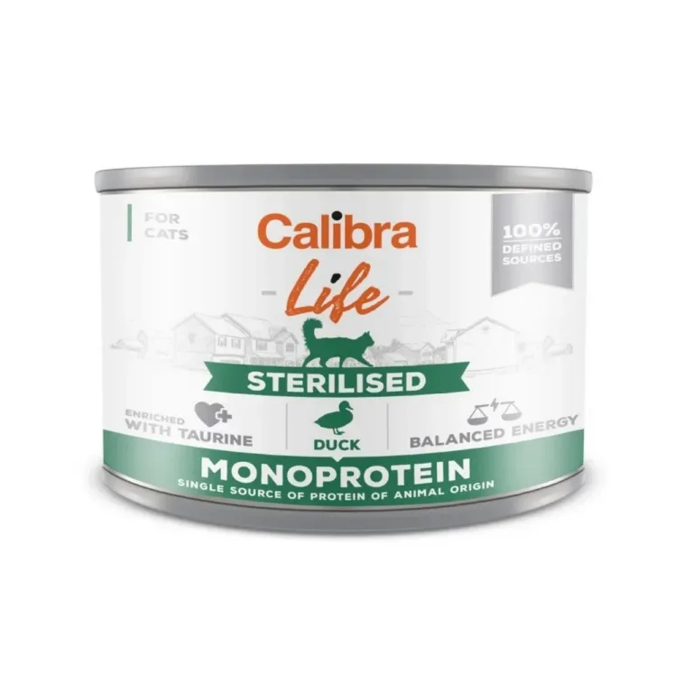 Calibra Life Sterilised pardilihaga märgtoit kassile 200g