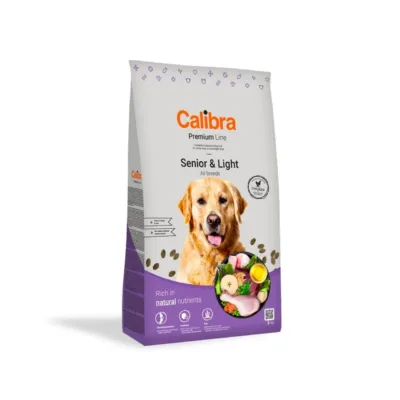 Calibra Premium Line Senior & Light Chicken 3 kg kuivtoit eakatele ja ülekaalulistele koertele