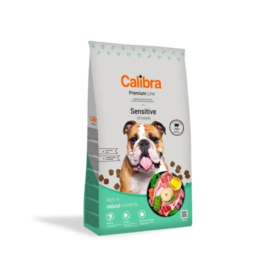 Calibra Premium Line Sensitive Lamb 3 kg gluteenivaba lambaliha kuivtoit täiskasvanud koertele