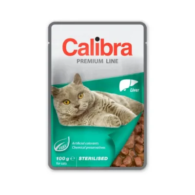 Calibra Premium Sterilised Maks 100g gluteenivaba täisväärtuslik märgtoit steriliseeritud täiskasvanud kassile
