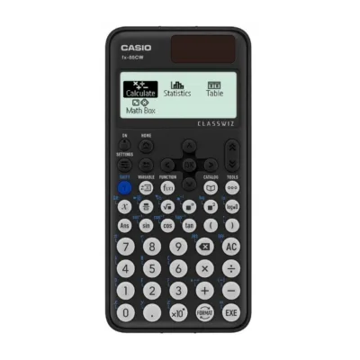 Casio FX-85CW 12-kohaline teaduslik kalkulaator, päikese- ja patareitoitega, 48 klahvi, must, taskumõõdus (162 × 77 × 10,7 mm)