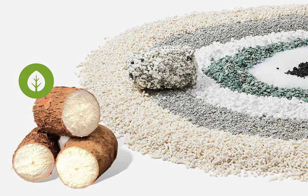 Kollaž kassiliivast erinevate varjundite ja koostisega