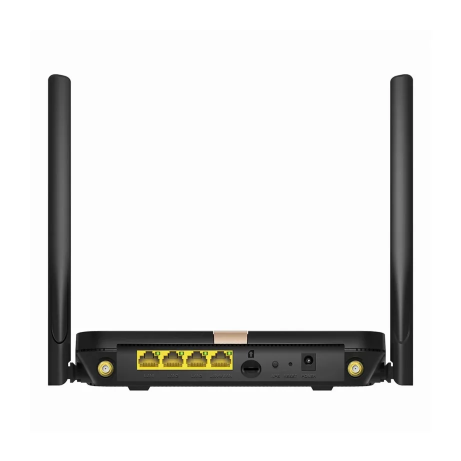 Cudy LT500D_EU 4G LTE kaheribaline AC1200 128MB ruuter NanoSIM-iga, 4xLAN, must – 3