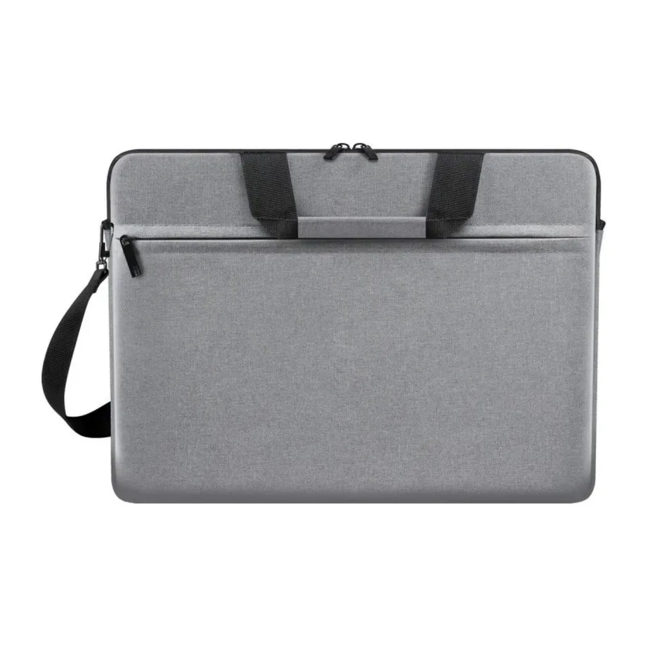 Defender 26100 15.6″ hall polüester sülearvutikott toploader, esitasku ja eemaldatava õlarihmaga – 3