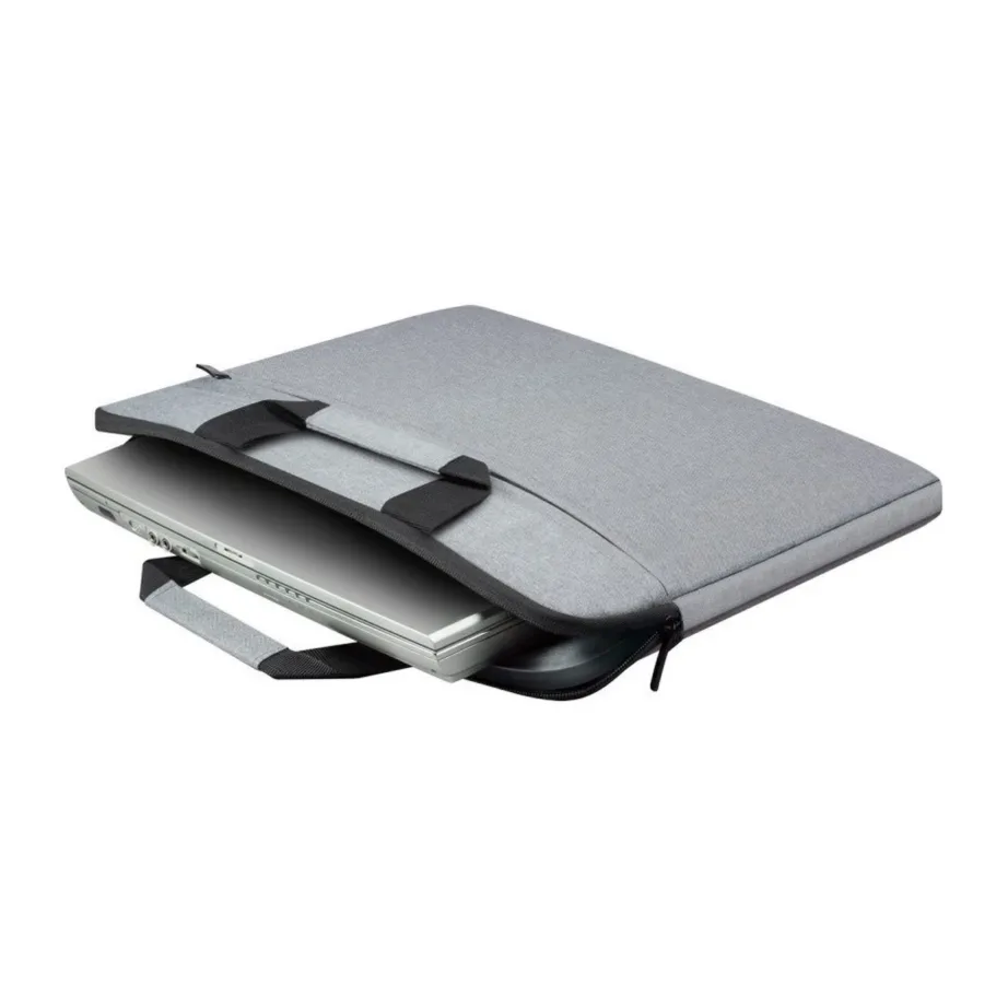 Defender 26100 15.6″ hall polüester sülearvutikott toploader, esitasku ja eemaldatava õlarihmaga – 5