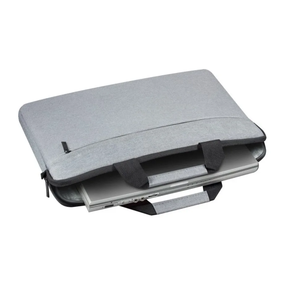 Defender 26100 15.6″ hall polüester sülearvutikott toploader, esitasku ja eemaldatava õlarihmaga – 6