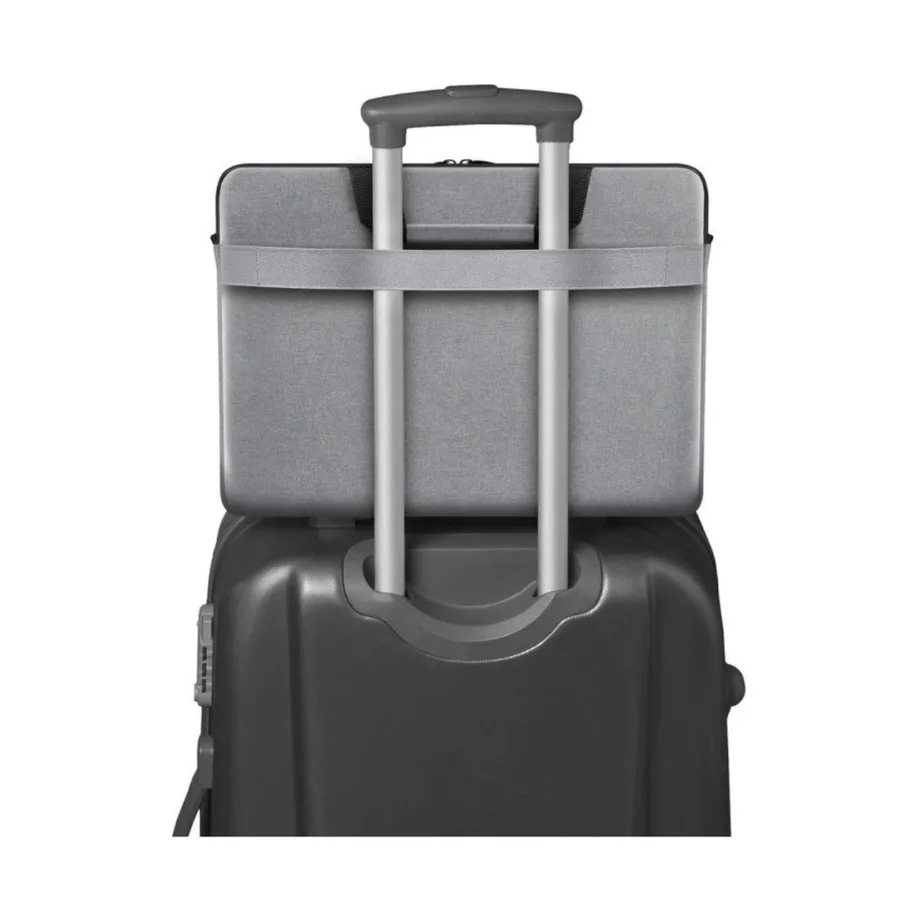 Defender 26100 15.6″ hall polüester sülearvutikott toploader, esitasku ja eemaldatava õlarihmaga – 8