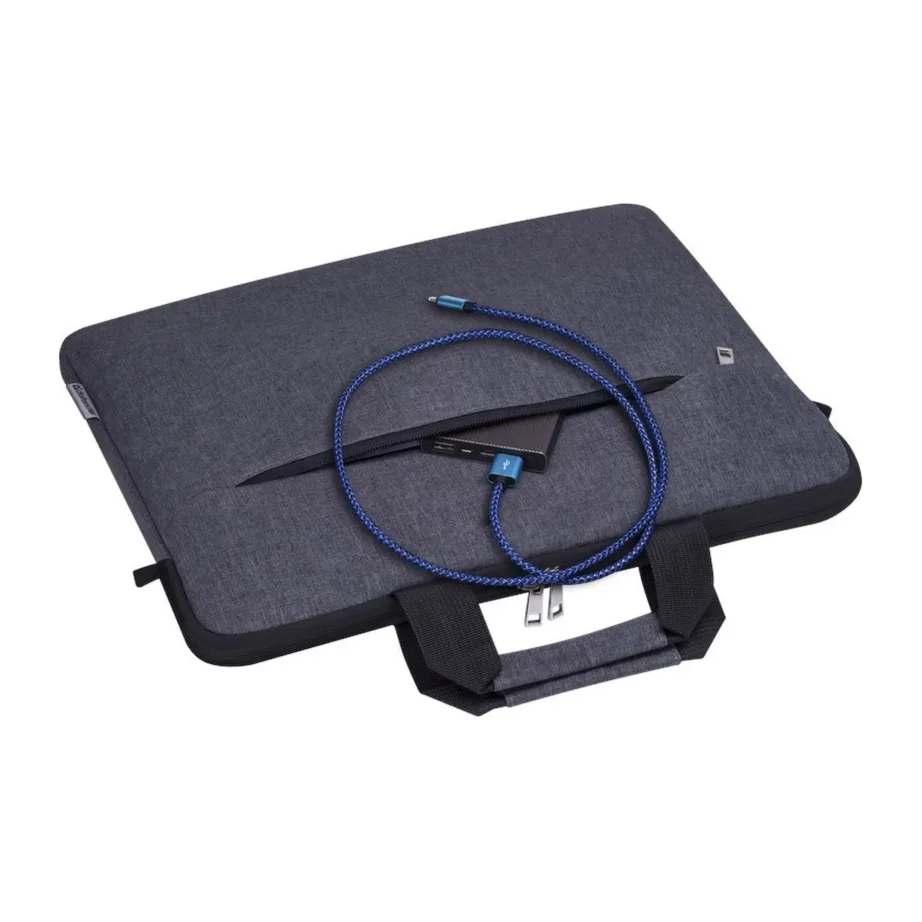 Defender CHIC 26087 hall 15,6″ (39,6 cm) polüestrist sülearvutikott toplaoder eemaldatava õlarihma ja esitaskuga – 3