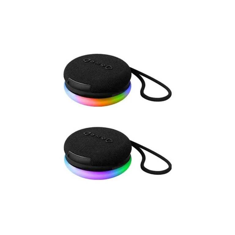 Defender Enjoy 40 7W must Bluetooth 5.3 LED-valgustusega kaasaskantav kõlar, 9 h aku, plastkorpus, mudel 65141