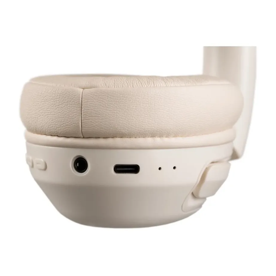 Defender FreeMotion B475 ANC Bluetooth 40mm juhtmevabad üle-kõrva kõrvaklapid USB-C, AUX, mürasummutusega, beež – 9