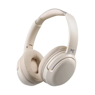 Defender FreeMotion B475 ANC Bluetooth 40mm juhtmevabad üle-kõrva kõrvaklapid USB-C, AUX, mürasummutusega, beež