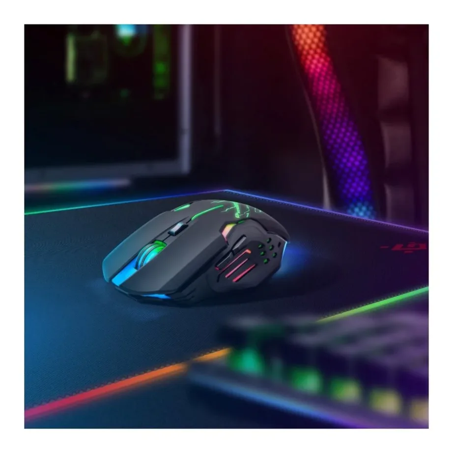 Defender Katana GM-511 must 2.4 GHz juhtmevaba 3200 DPI 7-režiimiga mängurihiir, USB nano-vastuvõtjaga, ergonoomiline, 127x73x38 mm – 10