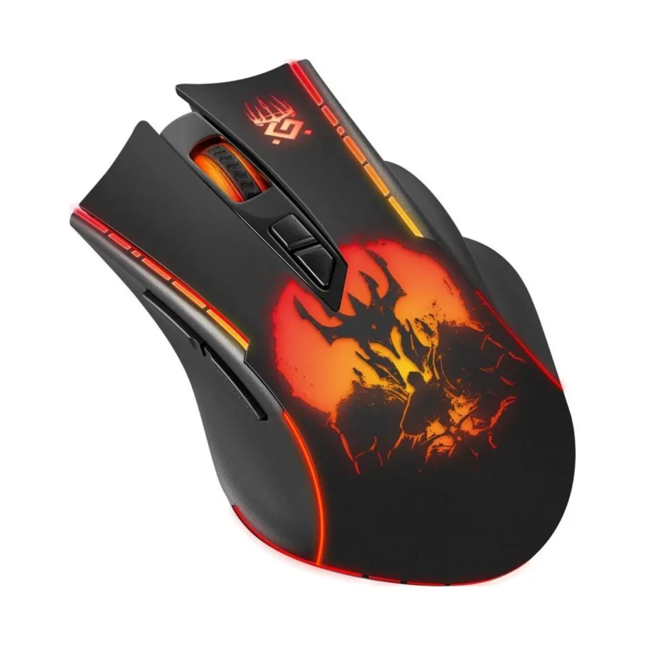 Defender Kronos GM-695 juhtmevaba 2,4 GHz mängurihiir, must, 1600 DPI, 7 nuppu, USB nano vastuvõtja – 6