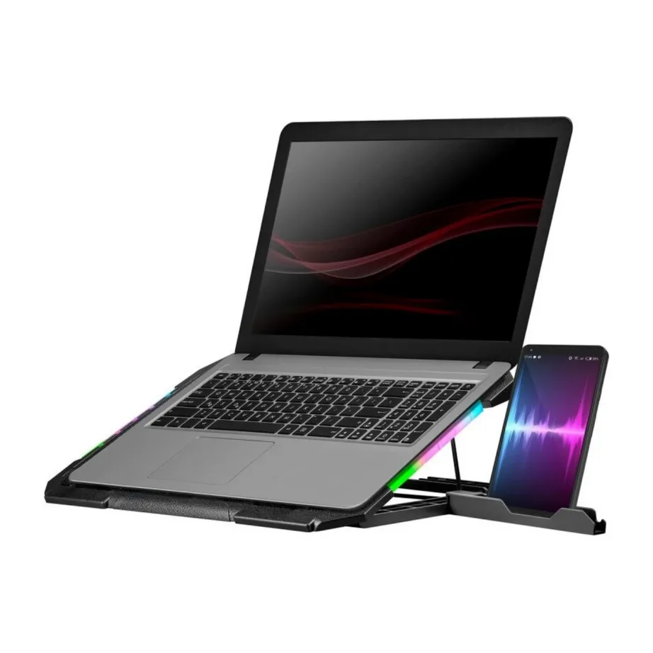 Defender NS-502 15,6–17″ must sülearvuti jahutusalus 2 ventilaatori ja 2 USB 2.0 pordiga – 2