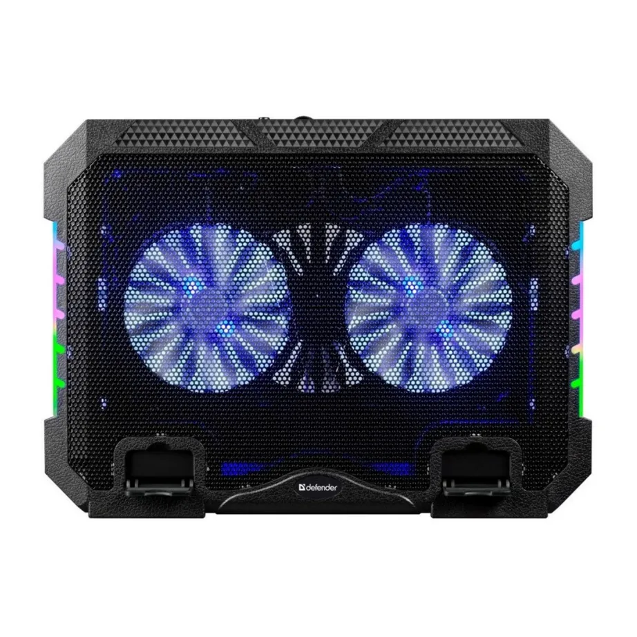 Defender NS-502 15,6–17″ must sülearvuti jahutusalus 2 ventilaatori ja 2 USB 2.0 pordiga – 6