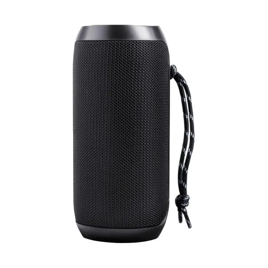 Defender S100 5W must Bluetooth 5.3 kaasaskantav kõlar LED-valgustuse ja sisseehitatud mikrofoniga, 157x72x70 mm, 5-tunnine aku kestus – 4