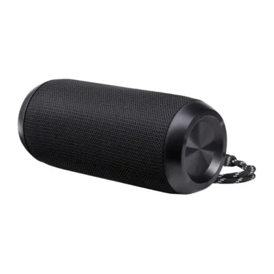Defender S100 5W must Bluetooth 5.3 kaasaskantav kõlar LED-valgustuse ja sisseehitatud mikrofoniga, 157x72x70 mm, 5-tunnine aku kestus