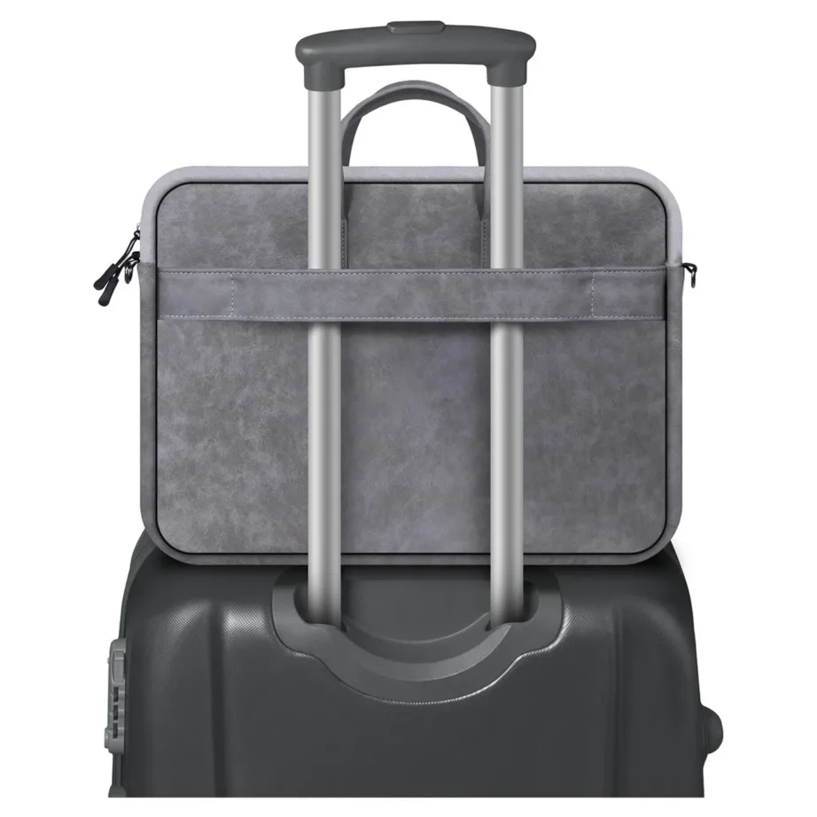 Defender Solid 26088 15,6″ (39,6 cm) hall polüuretaanist toploader sülearvutikott eemaldatava õlarihma ja esitaskuga – 4