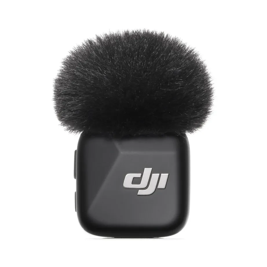 DJI CP.RN.00000431.01 400 m ulatusega must kehakinnitatav juhtmevaba mikrofonisaatja, 11,5 h aku ja klambriga – 8