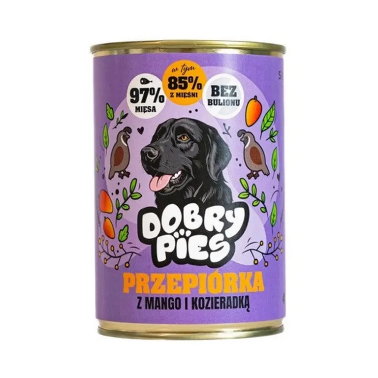 Dobry Pies 400 g vutilihaga gluteenivaba märgtoit tundliku seedimisega täiskasvanud koertele