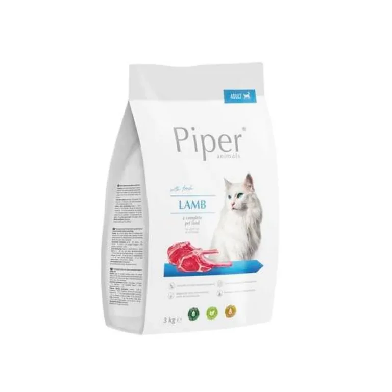 DOLINA NOTECI Piper lambalihaga kuivtoit kassile 3 kg, gluteenivaba