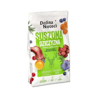 DOLINA NOTECI Premium Venison 9 kg gluteenivaba kuivatatud koeratoit täiskasvanud igat tõugu koertele
