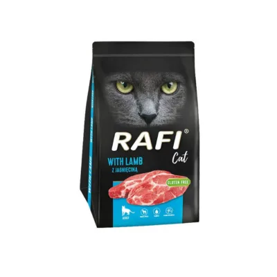 Dolina Noteci RAFI 1,5 kg lambaga gluteenivaba kuivtoit täiskasvanud kassidele