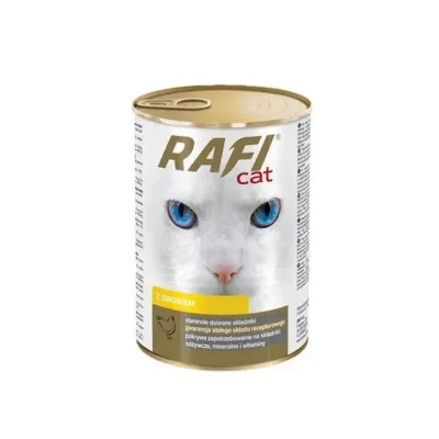 Dolina Noteci Rafi Cat 415g linnulihaga täiskasvanud kasside märgtoit