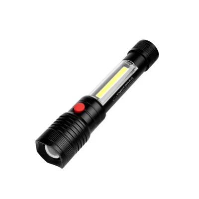 Esperanza EOT069 3W LED käsitaskulamp, 2500 lm, 100 m, alumiinium, 180 mm, 4xAAA, must