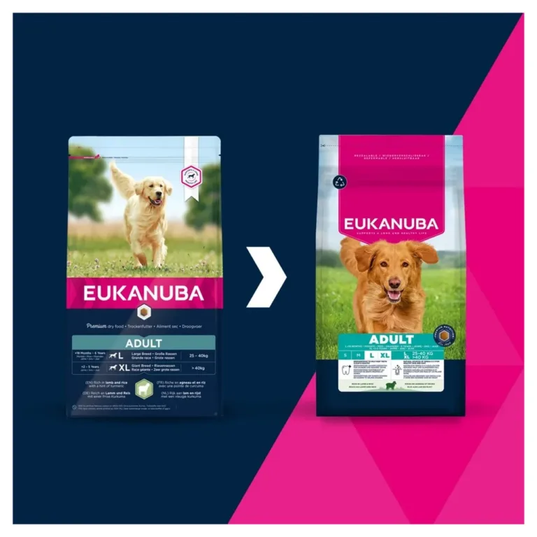 EUKANUBA Adult Lamb & Rice 12kg kuivtoit suurtele ja hiiglaslikele täiskasvanud koertele