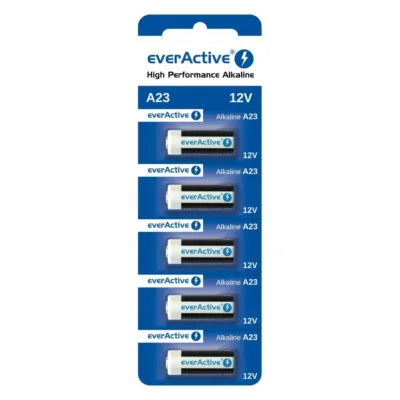 everActive 23A5BL 12V aluselised silindrilised patareid, 5 tk blisterpakendis