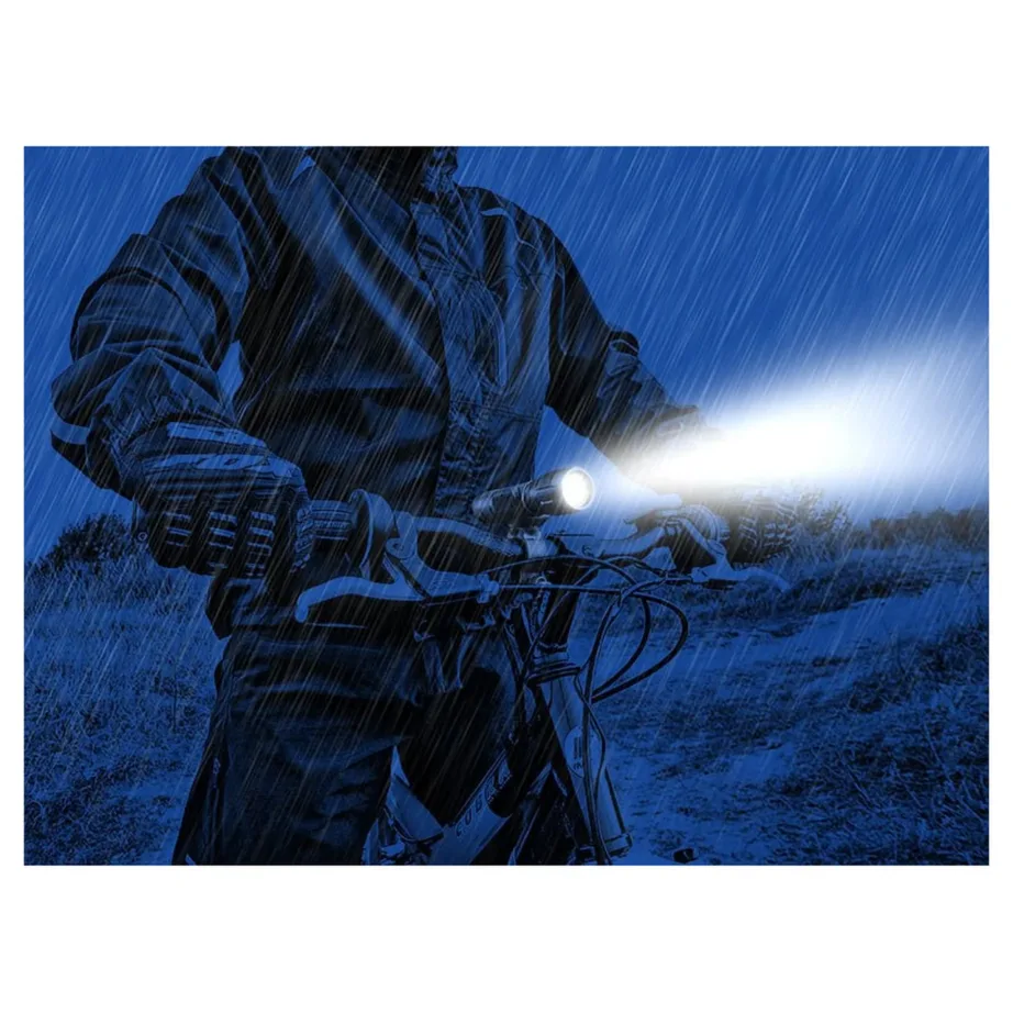 everActive FL-300+ 350 lm punane LED-taskulamp IPX4, alumiinium, 115 mm, 3xAAA – 5