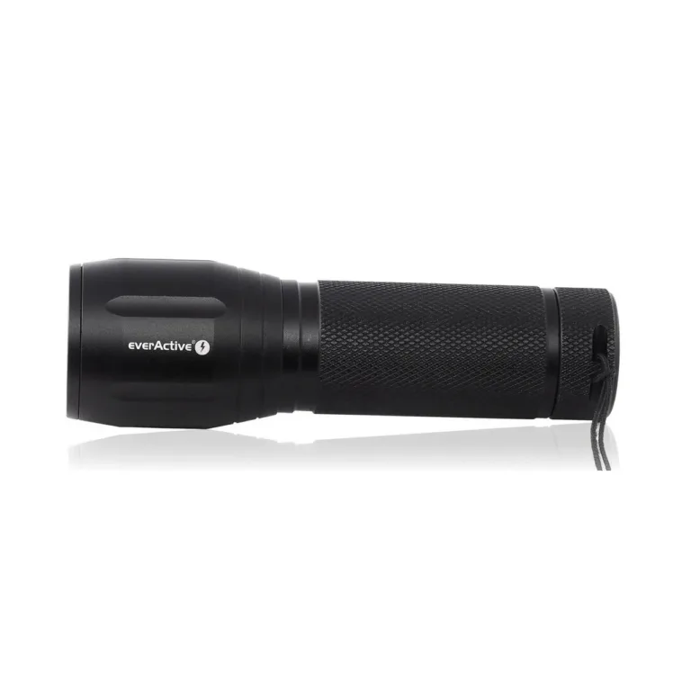 everActive FL-300+ 350 lm punane LED-taskulamp IPX4, alumiinium, 115 mm, 3xAAA