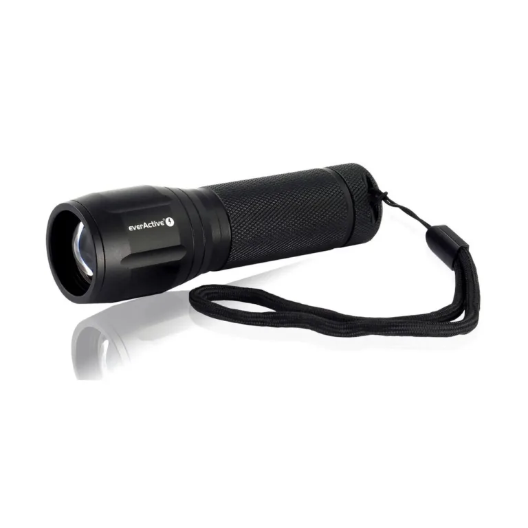 everActive FL-300+ 350 lm punane LED-taskulamp IPX4, alumiinium, 115 mm, 3xAAA