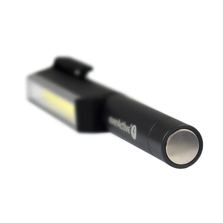 everActive WL-200 3W 200lm punane alumiiniumist taskulamp IPX4, 161,7 mm, AAA patareidega – 7