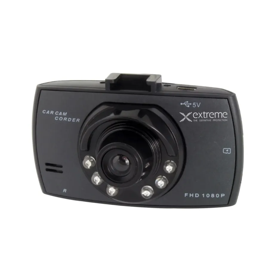 Extreme XDR101 must autokaamera 2,4″ LCD, 1080×720, öörežiim, 120° vaatenurk, microSD kuni 32GB – 2