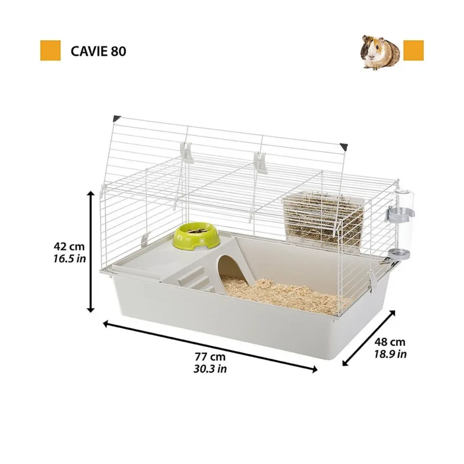 FERPLAST Cavie 80 – Cage  – 77×42 cm – 3