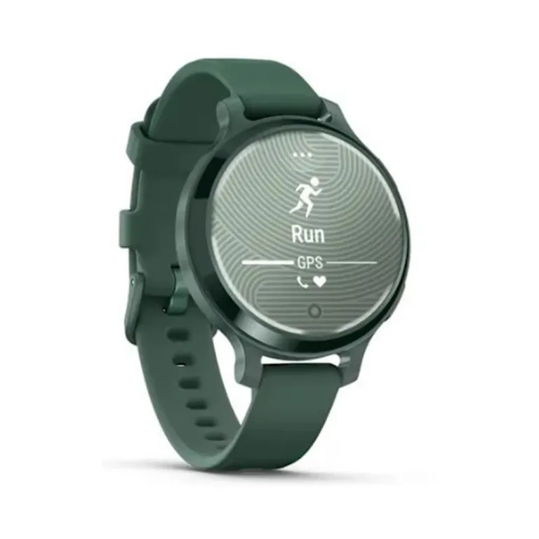 Garmin Lily 2 Active 38 mm rohelise alumiiniumkorpusega naiste nutikell GPS-iga, optiline pulsiandur, puuteekraan, 9 päeva aku