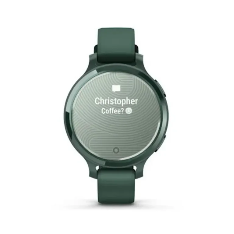 Garmin Lily 2 Active 38 mm rohelise alumiiniumkorpusega naiste nutikell GPS-iga, optiline pulsiandur, puuteekraan, 9 päeva aku