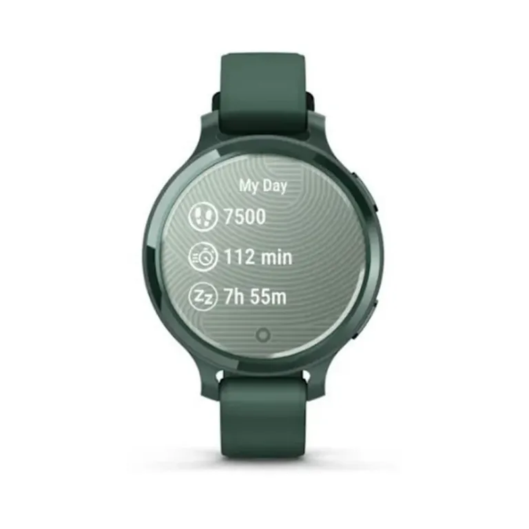 Garmin Lily 2 Active 38 mm rohelise alumiiniumkorpusega naiste nutikell GPS-iga, optiline pulsiandur, puuteekraan, 9 päeva aku