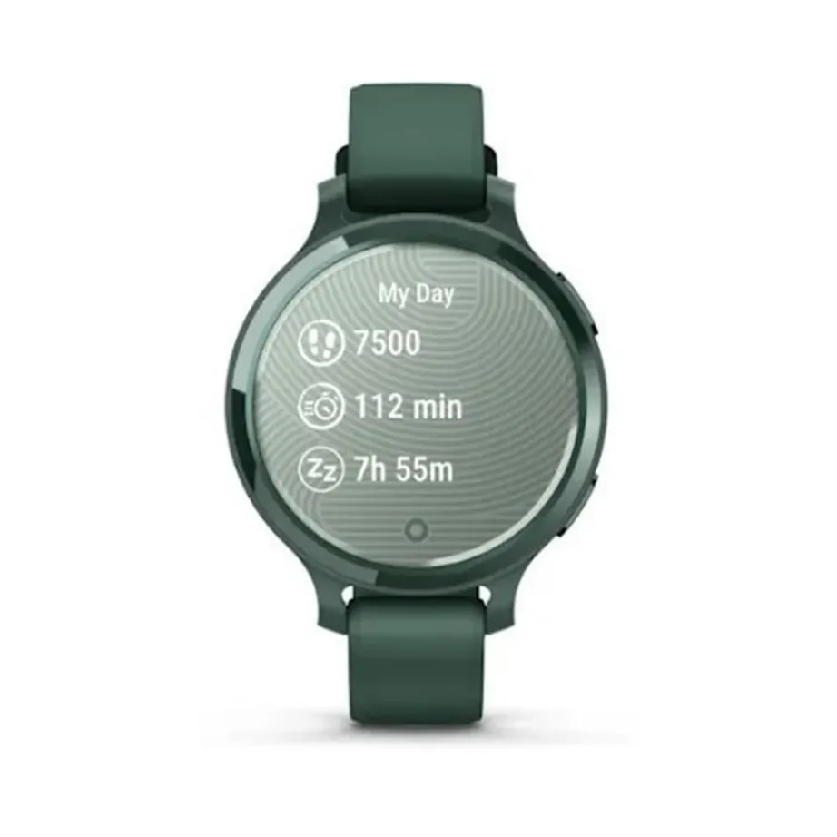 Garmin Lily 2 Active 38 mm rohelise alumiiniumkorpusega naiste nutikell GPS-iga, optiline pulsiandur, puuteekraan, 9 päeva aku – 7
