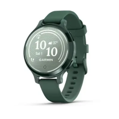 Garmin Lily 2 Active 38 mm rohelise alumiiniumkorpusega naiste nutikell GPS-iga, optiline pulsiandur, puuteekraan, 9 päeva aku