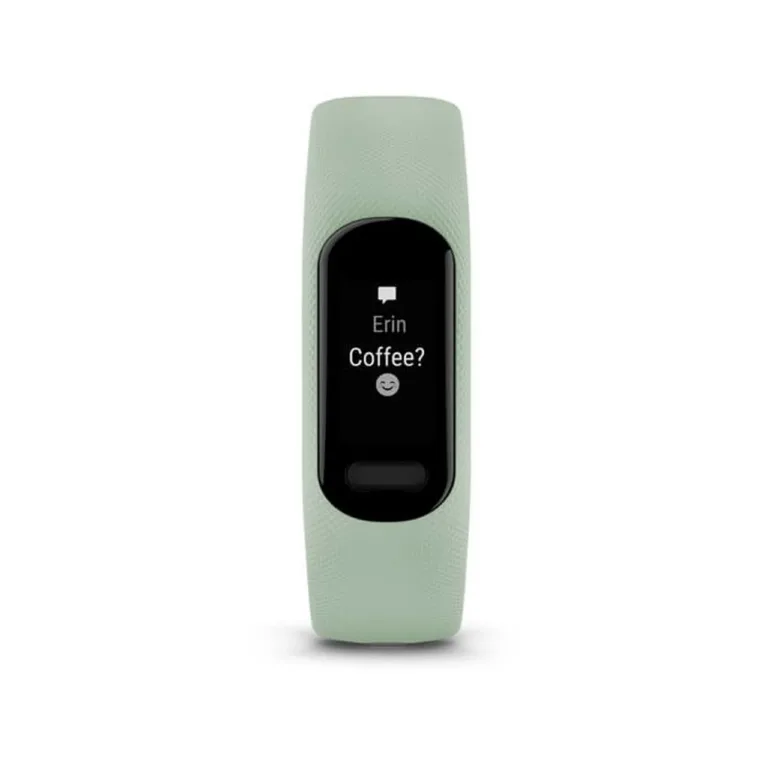Garmin Vivosmart 5 010-02645-12 Mint 5 ATM veekindel OLED puuteekraaniga aktiivsusmonitor GPS-iga, randmele 122–228 mm