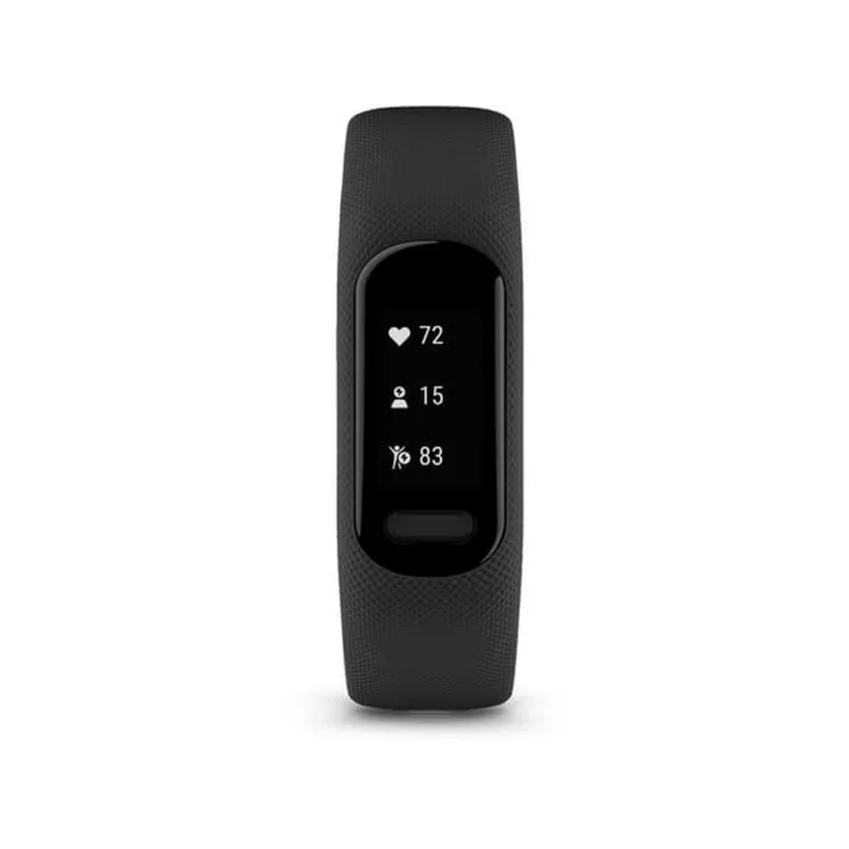 Garmin VIVOSMART 5 88x154 px OLED puuteekraaniga must S/M aktiivsusmonitor, randmepõhine pulsi- ja verehapnikuandur, GPS, veekindel, Android/iOS