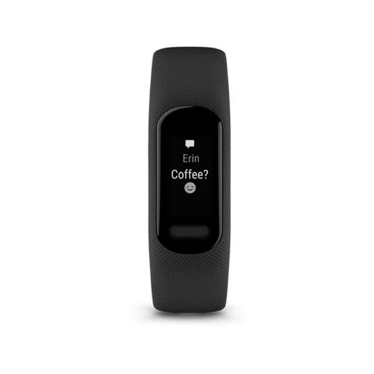 Garmin VIVOSMART 5 88x154 px OLED puuteekraaniga must S/M aktiivsusmonitor, randmepõhine pulsi- ja verehapnikuandur, GPS, veekindel, Android/iOS