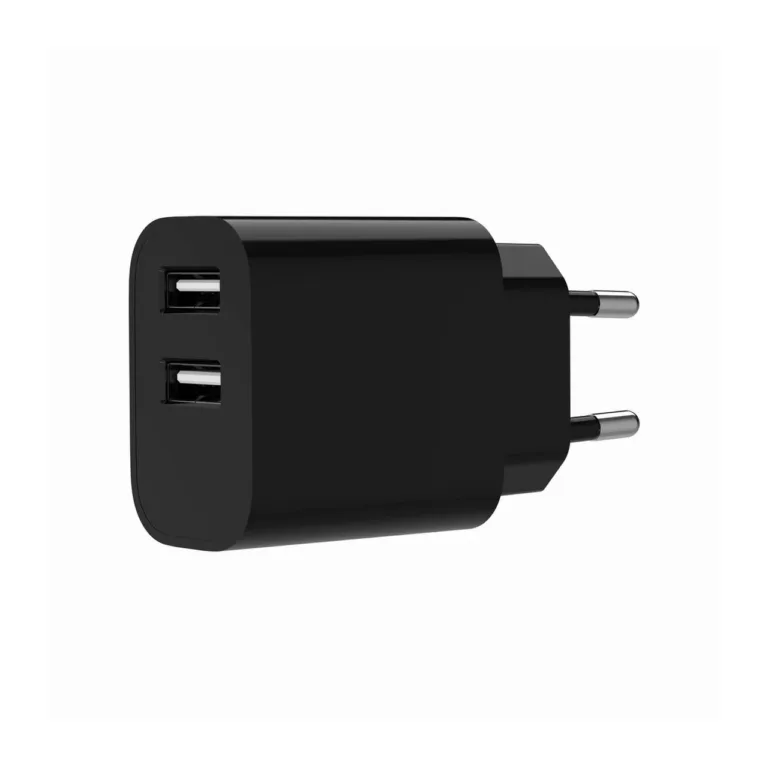 Gembird TA-UC-2A12-01-BK 2xUSB 2,4A valge universaalne seinalaadija siseruumidesse