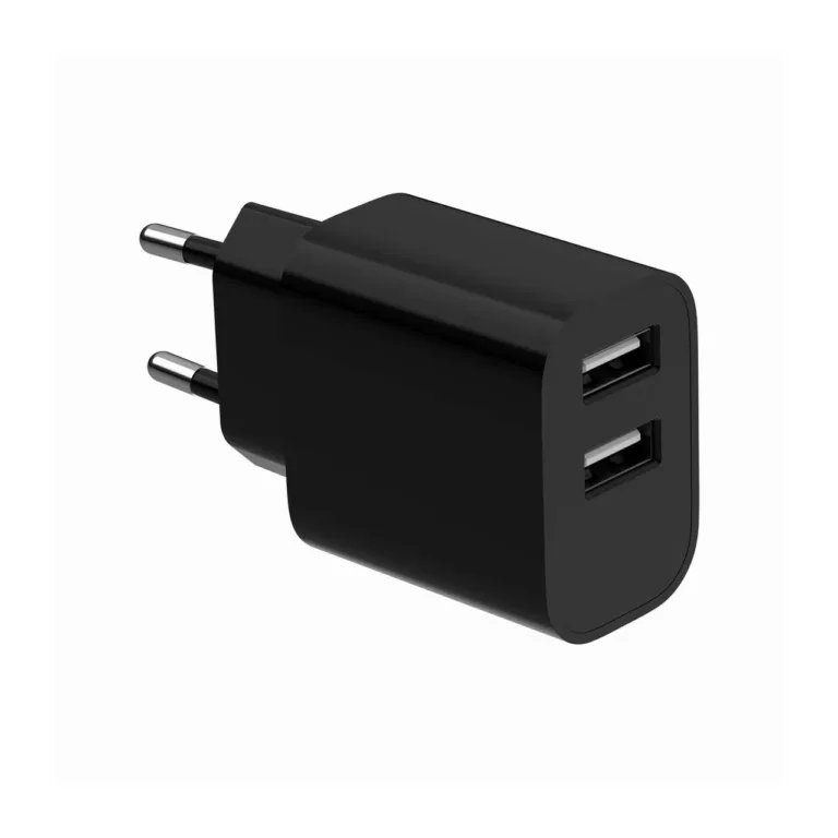 Gembird TA-UC-2A12-01-BK 2xUSB 2,4A valge universaalne seinalaadija siseruumidesse