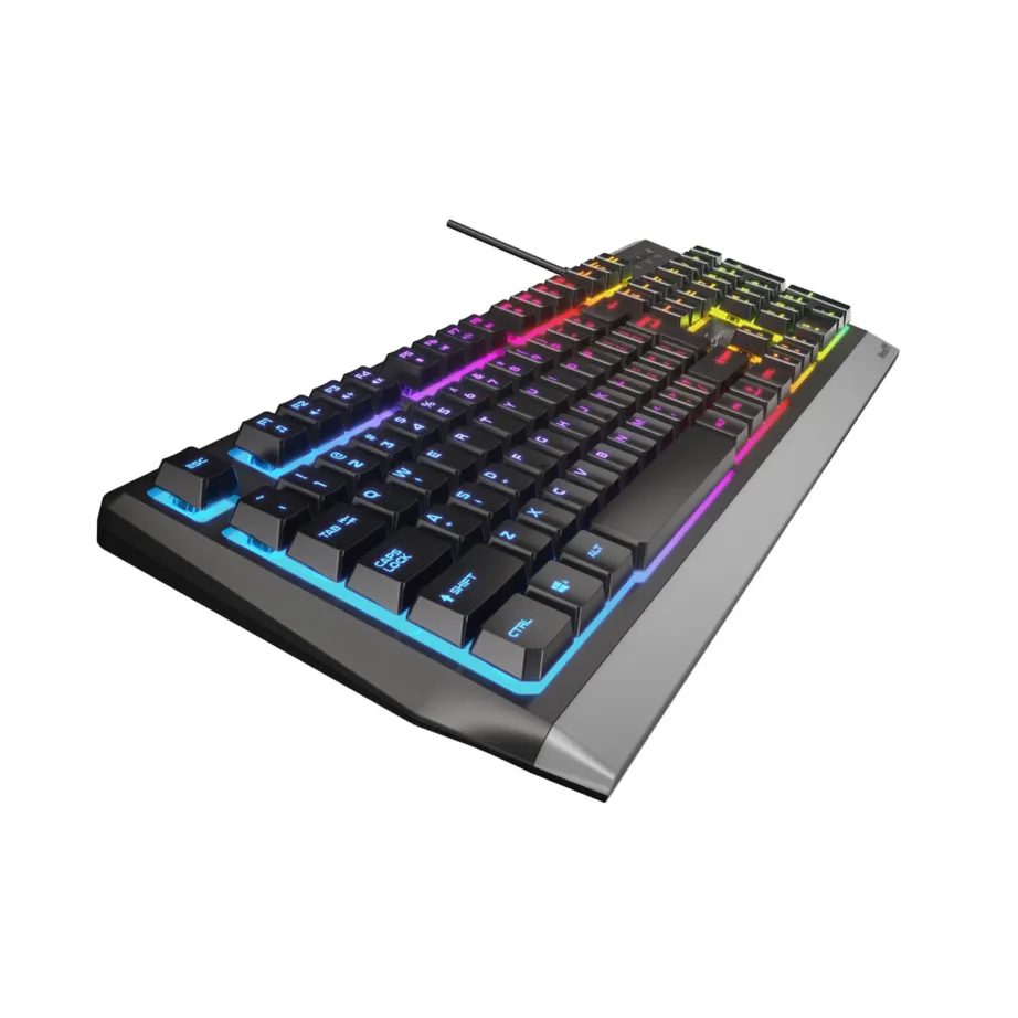 GENESIS Rhod 300 RGB NKG-1528 104-klahviline inglise QWERTY täissuuruses mänguklaviatuur, RGB-valgustus, membraanlülitid, spillikindel, USB, must – 4
